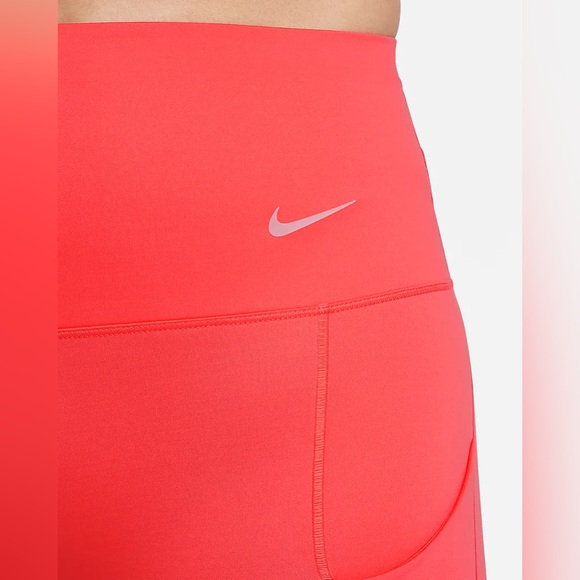 Women’s Nike Go Legging Firm Support High Rise 7/8 Length Size Small Orange - Picture 5 of 11